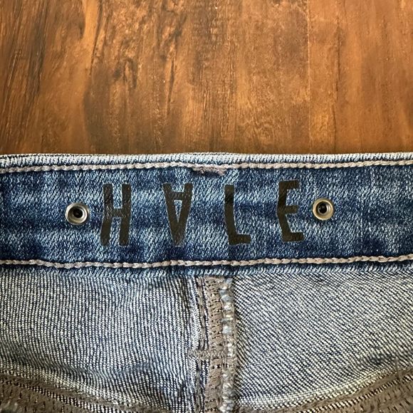 HALE by AG Drew Sculpted High Rise Skinny Crop Jeans with Studs - Picture 9 of 15